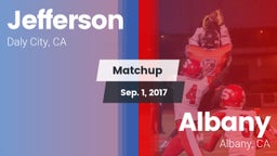 Matchup: Jefferson High vs. Albany  2017