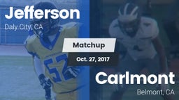 Matchup: Jefferson High vs. Carlmont  2017