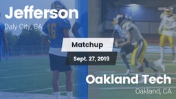 Matchup: Jefferson High vs. Oakland Tech  2019