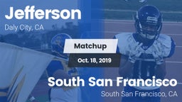 Matchup: Jefferson High vs. South San Francisco  2019
