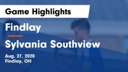 Findlay  vs Sylvania Southview Game Highlights - Aug. 27, 2020
