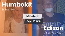 Matchup: Humboldt  vs. Edison  2018