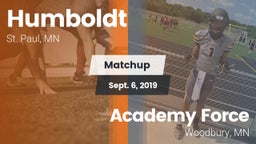 Matchup: Humboldt  vs. Academy Force 2019
