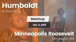 Matchup: Humboldt  vs. Minneapolis Roosevelt  2019