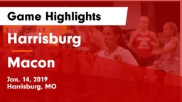 Harrisburg  vs Macon  Game Highlights - Jan. 14, 2019