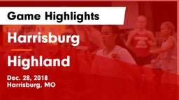 Harrisburg  vs Highland  Game Highlights - Dec. 28, 2018