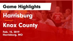 Harrisburg  vs Knox County  Game Highlights - Feb. 15, 2019