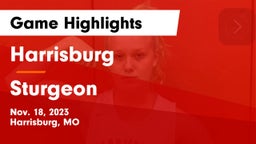 Harrisburg  vs Sturgeon  Game Highlights - Nov. 18, 2023