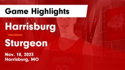 Harrisburg  vs Sturgeon  Game Highlights - Nov. 18, 2023