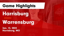 Harrisburg  vs Warrensburg  Game Highlights - Jan. 13, 2024