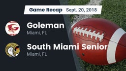Recap: Goleman  vs. South Miami Senior  2018