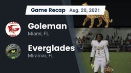 Recap: Goleman  vs. Everglades  2021