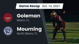 Recap: Goleman  vs. Mourning  2021