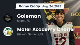 Recap: Goleman  vs. Mater Academy Charter  2023