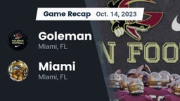 Recap: Goleman  vs. Miami  2023