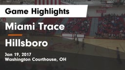 Miami Trace  vs Hillsboro Game Highlights - Jan 19, 2017