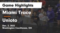 Miami Trace  vs Unioto  Game Highlights - Dec. 2, 2023