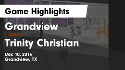 Grandview  vs Trinity Christian  Game Highlights - Dec 10, 2016