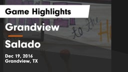 Grandview  vs Salado  Game Highlights - Dec 19, 2016