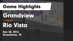 Grandview  vs Rio Vista  Game Highlights - Dec 30, 2016