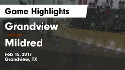 Grandview  vs Mildred  Game Highlights - Feb 15, 2017