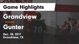 Grandview  vs Gunter  Game Highlights - Dec. 28, 2017