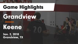Grandview  vs Keene  Game Highlights - Jan. 2, 2018