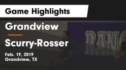 Grandview  vs Scurry-Rosser  Game Highlights - Feb. 19, 2019