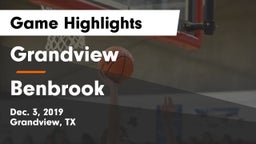 Grandview  vs Benbrook  Game Highlights - Dec. 3, 2019