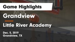 Grandview  vs Little River Academy  Game Highlights - Dec. 5, 2019