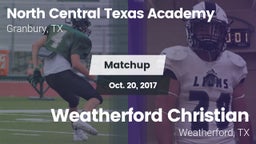 Matchup: North Central Texas vs. Weatherford Christian  2017