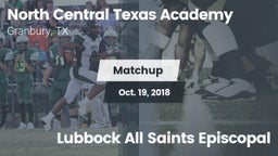 Matchup: North Central Texas vs. Lubbock All Saints Episcopal 2018