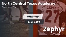 Matchup: North Central Texas vs. Zephyr  2019