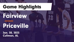 Fairview  vs Priceville  Game Highlights - Jan. 30, 2023