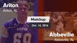 Matchup: Ariton  vs. Abbeville  2016