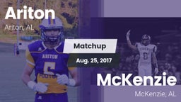 Matchup: Ariton  vs. McKenzie  2017