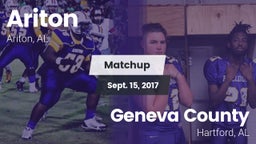 Matchup: Ariton  vs. Geneva County  2017