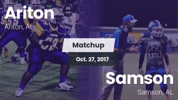 Matchup: Ariton  vs. Samson  2017