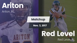 Matchup: Ariton  vs. Red Level  2017