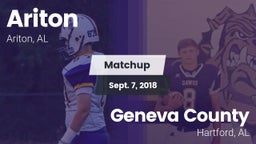 Matchup: Ariton  vs. Geneva County  2018