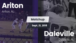 Matchup: Ariton  vs. Daleville  2018