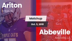 Matchup: Ariton  vs. Abbeville  2018