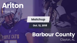 Matchup: Ariton  vs. Barbour County  2018
