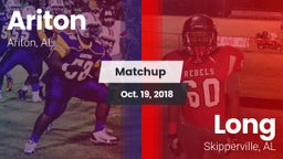 Matchup: Ariton  vs. Long  2018