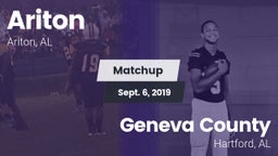 Matchup: Ariton  vs. Geneva County  2019
