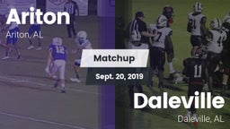 Matchup: Ariton  vs. Daleville  2019