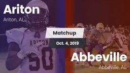 Matchup: Ariton  vs. Abbeville  2019