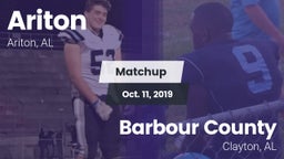 Matchup: Ariton  vs. Barbour County  2019