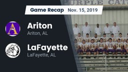 Recap: Ariton  vs. LaFayette  2019