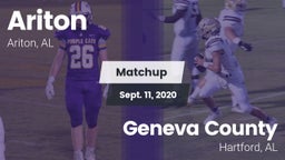 Matchup: Ariton  vs. Geneva County  2020